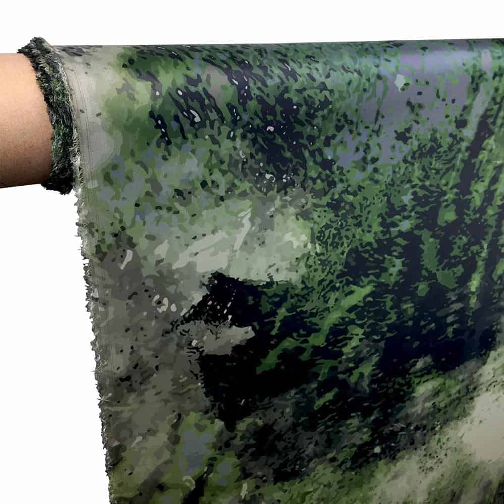 1.1 oz Ripstop Polyester Calendered - RELV Camo - Image 3