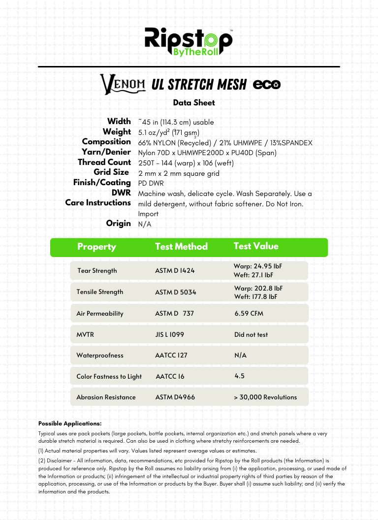 Venom™ UL Stretch Mesh ECO - Image 11